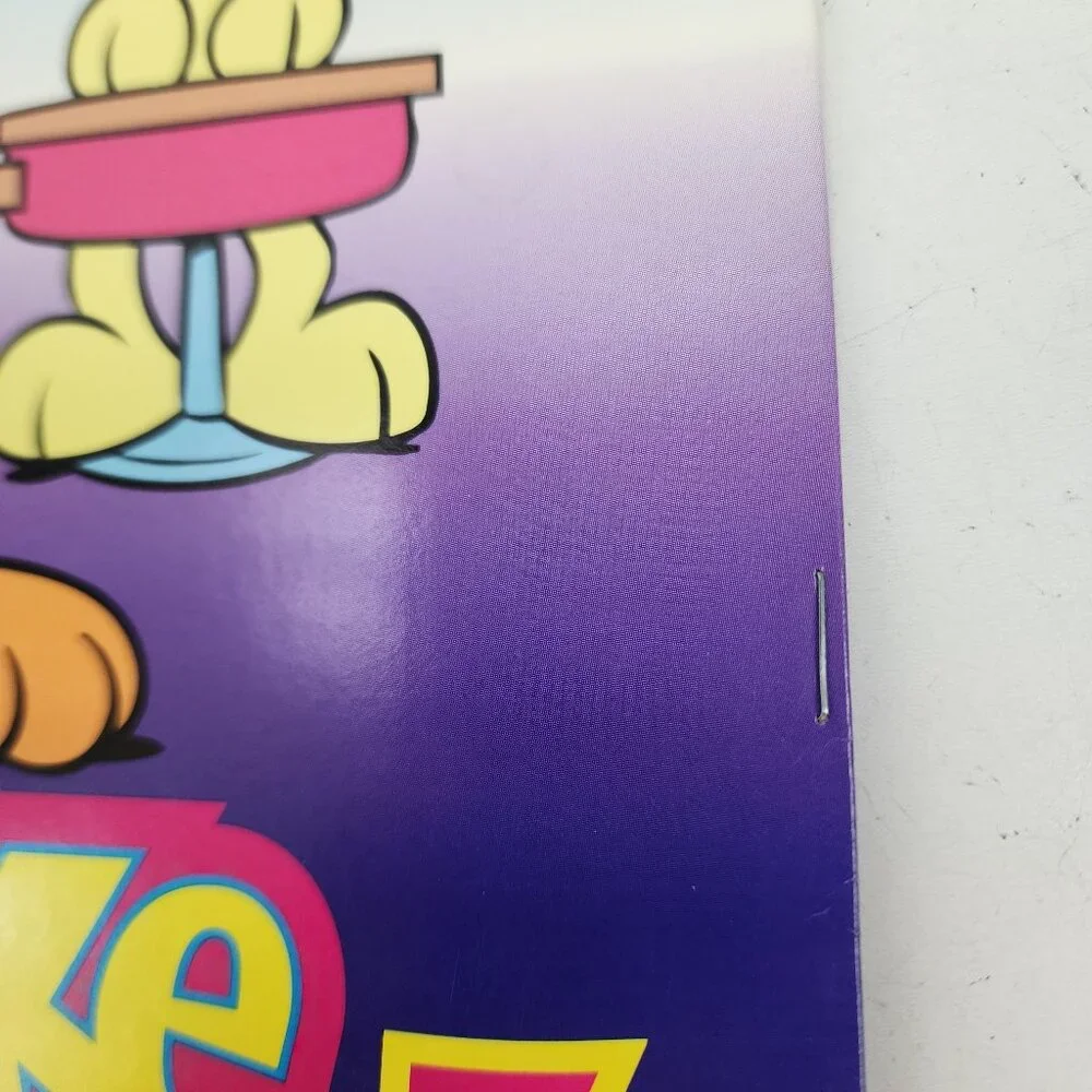 New Lot of 5 Vtg 1999 Garfield Cat & Odie Dog School Binder Pocket Folders NOS